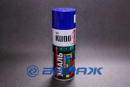 Купить Эмаль аэрозольная синяя  520мл/270гр KUDO KU-1011