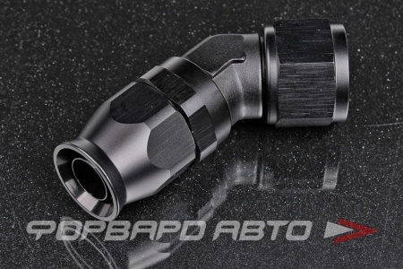 Купить Фитинг AN12 45° под тефлоновый шланг PTFE, усиленный AB88 