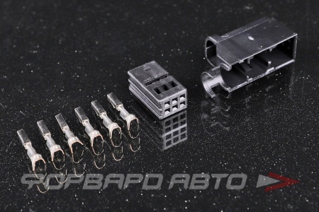 Купить Разъем 6-ти контактный кнопки Старт-Стоп (без провода) CARGEN AX6416S