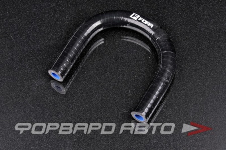 Купить Патрубок силиконовый 10 мм, 180°, 3 слоя армировки, чёрный FORA ASHU09-10-180