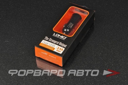 Купить Устройство зарядное в прикуриватель 2 USB 3,4A LDNIO С28