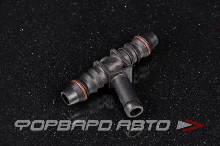 Купить Топливный переходник тройник ID8-ID7.5-ID8-0°-90°180° на трубку/на трубку/на шланг ALWAYTEC Y2 ID8 to ID7.5 rubber hose Reducing Y type Tee