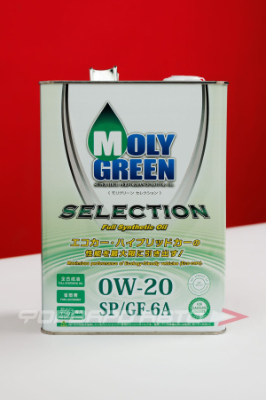 Масло моторное 0W20 4л, SELECTION SP/GF-6A MOLY GREEN 0470076-0