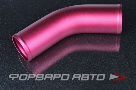 Купить Патрубок алюминиевый 76 мм 45 градусов красный AUTOBAHN88 