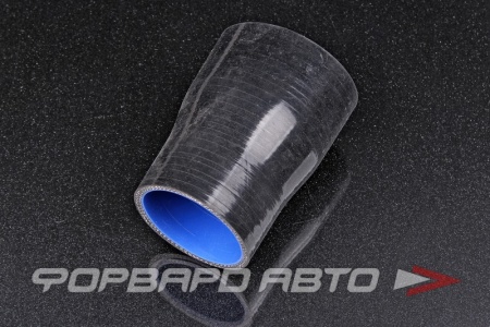 Купить Патрубок силиконовый 55-64 мм, L=100 мм, 4 слоя армировки, чёрный FORA ASHU02-55>64