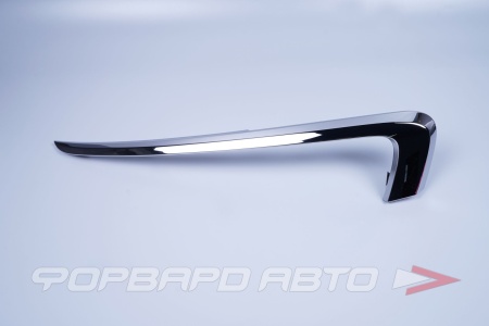 Купить Молдинг ВАЗ 2190 FL бампера переднего верхний ПРАВЫЙ хром. ПЛАСТИК 8450100990