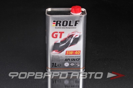 Купить Масло моторное 5W40 1л, GT SN/CF пластик (с) ROLF 322437