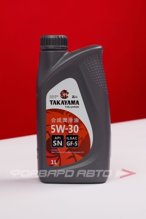Купить Масло моторное 5W30 1л, SN GF-5 пластик (с) TAKAYAMA 605551