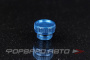 Заглушка М12*1,25мм гайки колесной, синяя OD-16mm, H - 6mm, Aluminum Cap Blue TPI BALCP1344BL-20