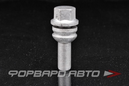 Купить Болт колеса 14*1,5*34 сфера с выступом, ключ на 19, сталь, серебристый MATRIX 084137 VW