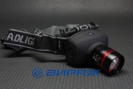 Купить Фонарь светодиодный налобный  IP44 150Lm 3*AAA (диоды CREE) SMILING SHARK GL-2627-2626