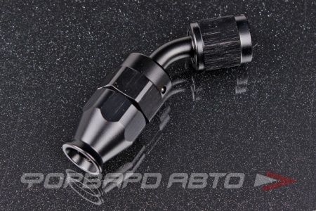 Купить Фитинг AN4 45°, под тефлоновый шланг PTFE, черный AB88 