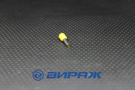 Купить Наконечник штыревой втулочный изолированный 6,0мм2 КВТ НШВИ 6-12