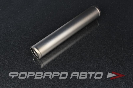 Купить Патрубок алюминиевый 51 мм прямой серый-титан AUTOBAHN88 