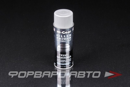 Купить Грунт-шпатлевка серая с армирующим наполнением, быстросохнущая, шлифуемая, 283г HI-GEAR HG5732