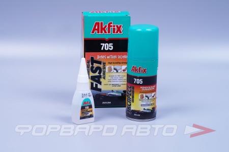 Купить Супер-клей универсальный, двухкомпонентный 705, 100мл Akfix GA055