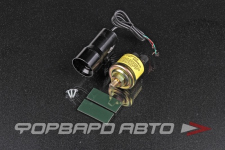 Купить Датчик давления масла 37 мм OIL PRESSURE (красная подсветка) EPMAN EP37BKOLP