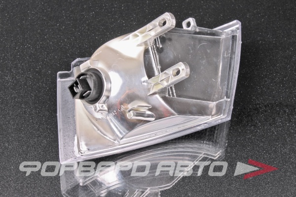 Указатель поворота передний ВАЗ 2110 белый, правый (европатрон) под БОШ  УП 10.3711