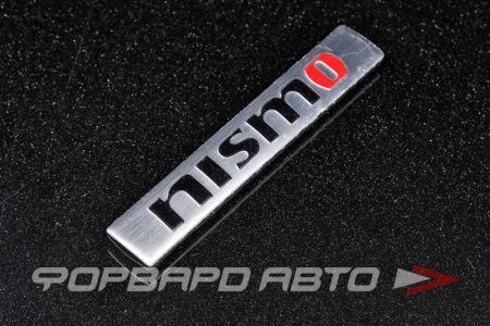 Купить Эмблема NISMO самоклеющаяся 73*12, серая MELCO 