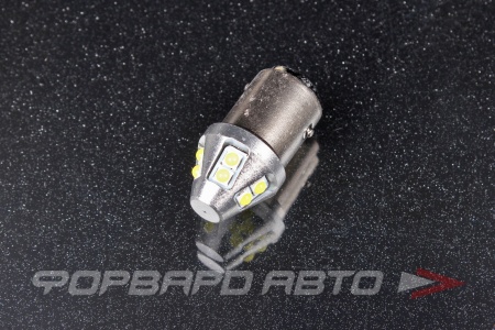 Купить Лампа светодиодная 12-24V P21/5W 10 SMD диодов BAY15d 2-конт биполярная, Белая SKYWAY S08202094