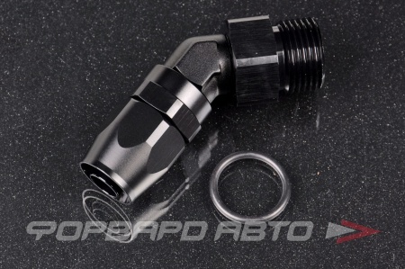 Купить Фитинг AN10 - ORB12 45° под шланг AN, (внешняя резьба) AB88 