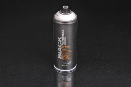 Купить Краска белая, аэрозоль, 400мл MONTANA BLACK 9100 BLK