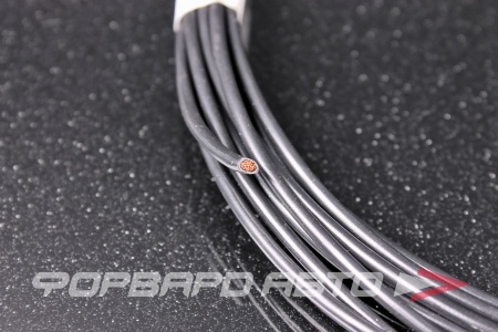 Купить Провод ПВАМ 2,5 мм²  5м напряжение до 48 В  черный CARGEN AX3582