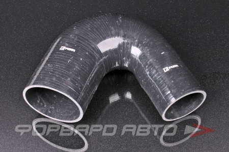 Купить Патрубок силиконовый 76-100 мм, 135° (острый угол), L=150*150 мм, черный FORA ASHU04-135-76>100