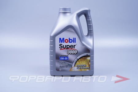 Купить Масло моторное 5W30 5л, SUPER 3000 X1 Formula FE MOBIL 157299