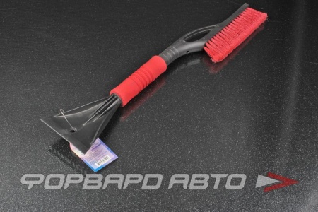 Купить Щётка-смётка со скребком (с мягкой ручкой) AUTOVIRAZH AV-2126