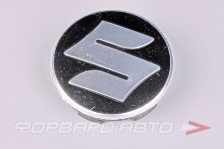 Купить Колпачок ступицы для литых дисков Suzuki, D55/60мм, Black/silver Save Car 18_60 ммS_ST_G Racing