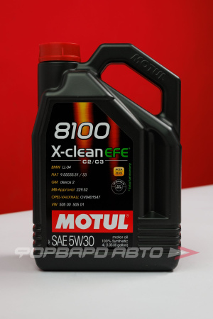 Масло моторное 5W30 4л, X-CLEAN EFE 8100 MOTUL 111861