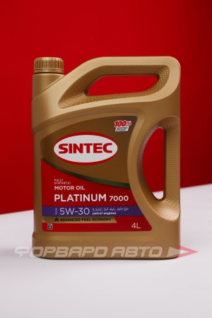 Купить Масло моторное 5W30 4л, PLATINUM 7000 SP GF-6A (c) SINTEC 600153