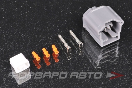 Купить Разъем 2-х контактный (без провода) CARGEN AX6782S