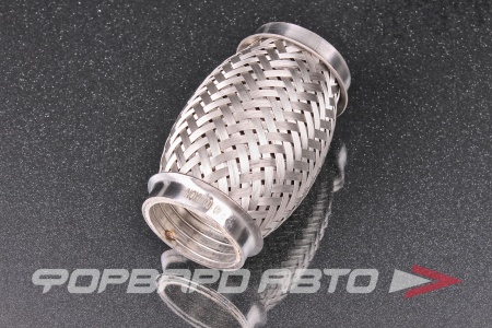 Купить Гофра глушителя 40*100 (Interlock) трехслойная (AISI 304) TIXONA P40100