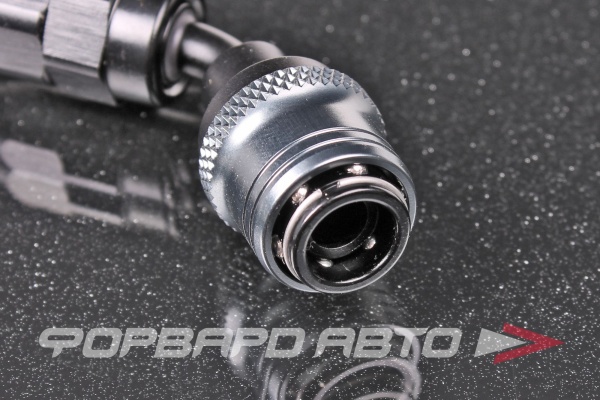 Фитинг AN4 45°, под шланг тефлоновый PTFE, быстросъемный (quick release) "мама" (female) AB88 