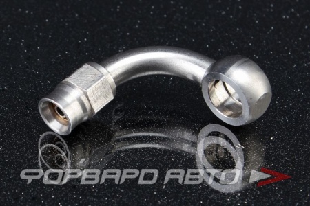 Купить Фитинг BANJO AN3 - 10,2 мм, 90°, под тефлоновый шланг PTFE, нержавеющая сталь AUTOBAHN88 