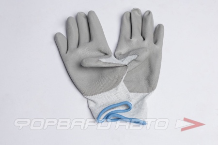 Купить Перчатки нейлоновые с вспененным нитриловым покрытием,серого цвета Thunder GWARD ASP2