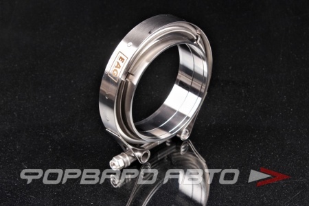 Купить Хомут V-Band 102 мм (4") + 2 фланца из нержавеющей стали SS304 EuroEx 221002