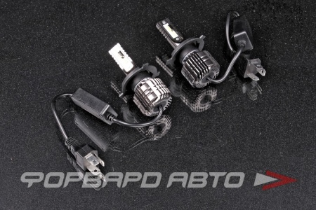 Купить Лампа светодиодная головного света H4 12V 20W, 2500LM, 6000K, с радиатором SARITI 