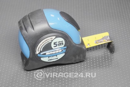Купить Рулетка 5м*25мм.  "Schlagfest" магнит/ обрезин. зацеп (2-х сторон. шкала) GROSS 31113