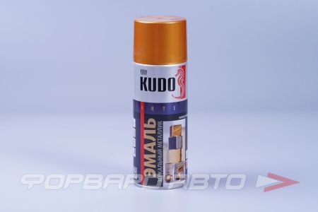 Купить Эмаль аэрозольная Металлик Зеркальное золото KUDO KU-1034