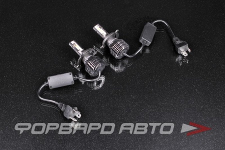 Купить Лампа светодиодная головного света H4 12V 40W, 4500LM, 6000K, с радиатором SARITI F5/F6/F8