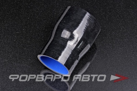 Купить Патрубок силиконовый 57-70 мм, L=100 мм, 4 слоя армировки, чёрный FORA ASHU02-57>70