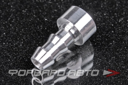 Купить Штуцер приварной под шланг 6 мм алюминиевый AB88 