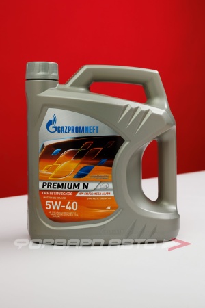 Купить Масло моторное 5W40 4л, Premium N SN/CF (с) GAZPROMNEFT 2389907666