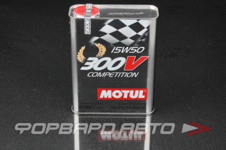 Купить Масло моторное 15W50 2л, 300V COMPETITION 100% Synt.Ester MOTUL 110860