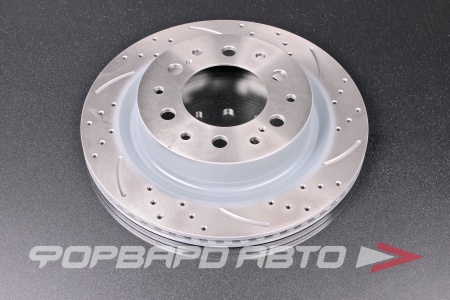 Купить Диск тормозной перфорированный, правый G-BRAKE GFR-22967R