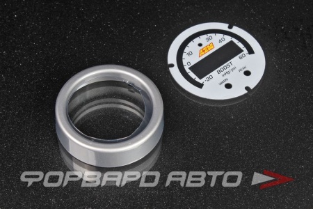 Купить Лицевая панель для датчик давления наддува 52 мм X-SERIES, белый/серебряный AEM 30-0308-ACC