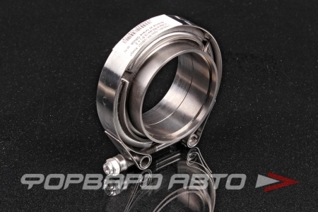 Купить Хомут V-Band 63 мм (2,5") + 2 фланца из титана FORA TITANIUM GW-RF-VB001